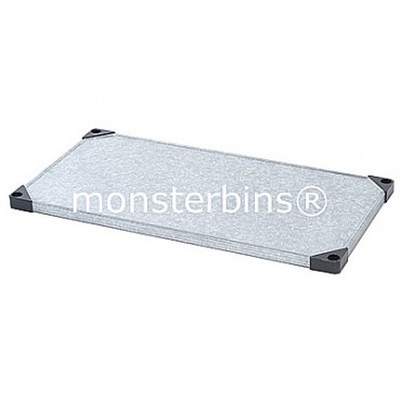 Galvanized Steel - Solid Shelf- 24x48