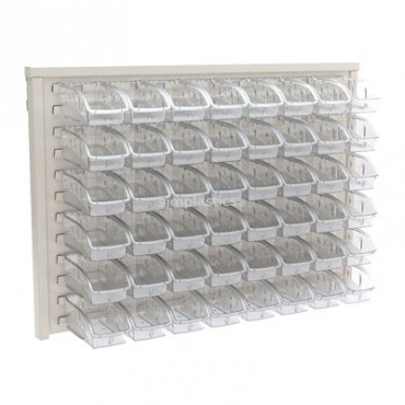 Akro-Mils® InSight Beige Panel Unit with 32 305A3 Bins - 30636BEIGEA3