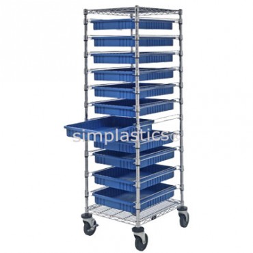 Bin Cart - 21x24x69 with 11 DG93030