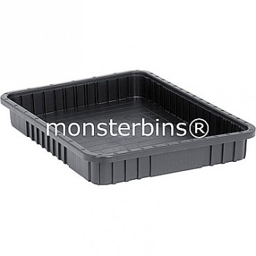 ESD Conductive Dividable Grid Container - 23x18x3