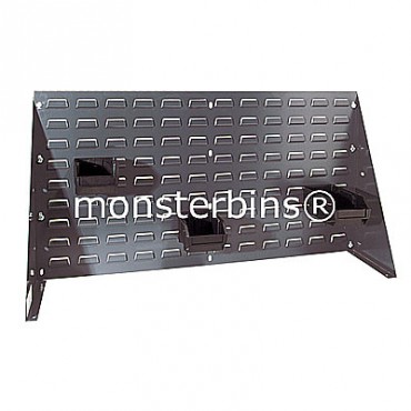 Louvered Bench Rack 36x19 Gray