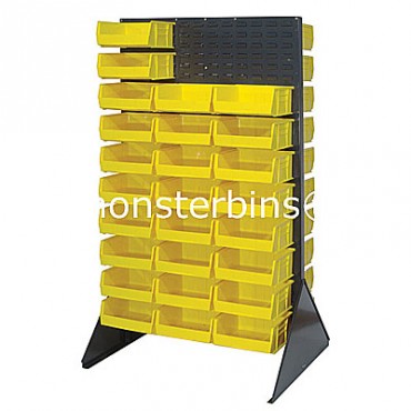 Double Sided Louvered Panel Stand 36x66
