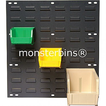 Louvered Panel 18x19 Gray