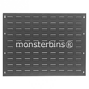 Louvered Panel 27x21 Gray