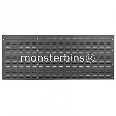 Louvered Panel 48x19 Gray