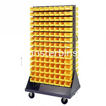 Mobile Double Sided Rack Unit with 240 QUS220 Bins