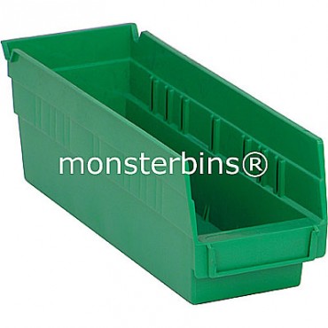 Plastic Shelf Bin 12x4x4