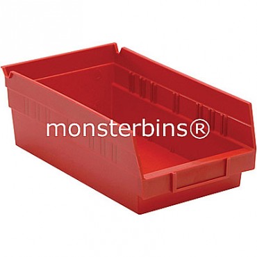 Plastic Shelf Bin 12x6x4