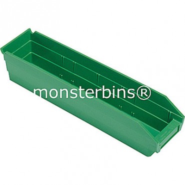 Plastic Shelf Bin 18x4x4