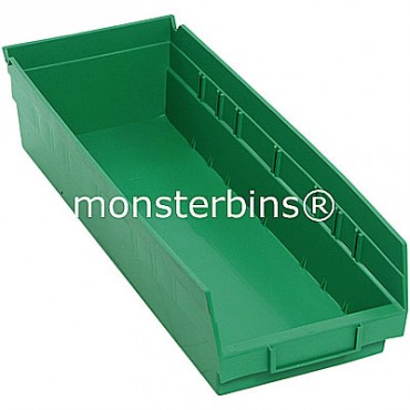Plastic Shelf Bin 18x6x4