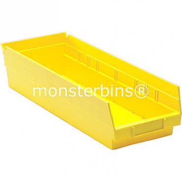 Plastic Shelf Bin 18x6x4