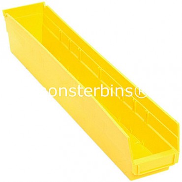Plastic Shelf Bin 24x4x4