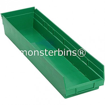 Plastic Shelf Bin 24x6x4