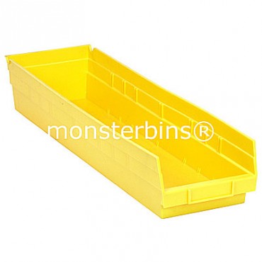 Plastic Shelf Bin 24x6x4