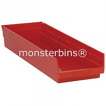 Plastic Shelf Bin 24x8x4