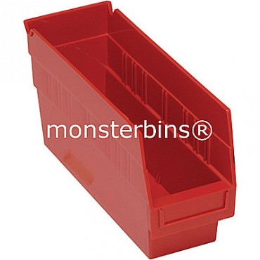 Plastic Shelf Bin 12x4x6