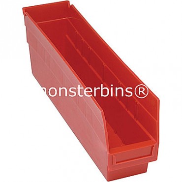 Plastic Shelf Bin 18x4x6