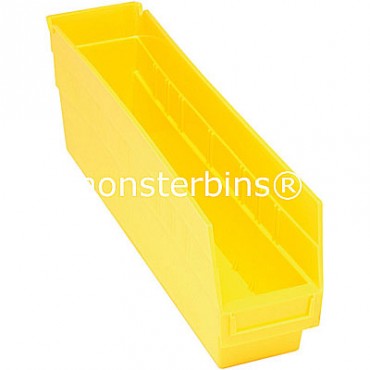 Plastic Shelf Bin 18x4x6