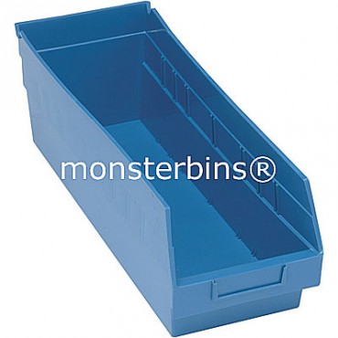 Plastic Shelf Bin 18x6x6