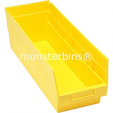 Plastic Shelf Bin 18x6x6