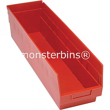 Plastic Shelf Bin 24x6x6