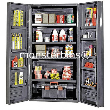 36&quot; Cabinet with 4 Adjustable Shelves & 12 Door Shelves