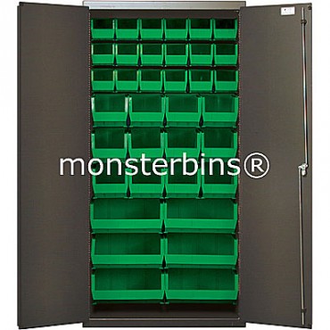 36&quot; Cabinet with 36 Stack Bins
