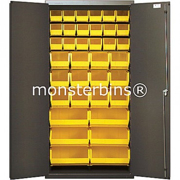 36&quot; Cabinet with 36 Stack Bins