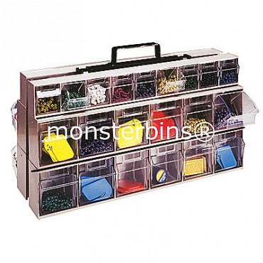 Clear Tip Out Bin Portable Frame