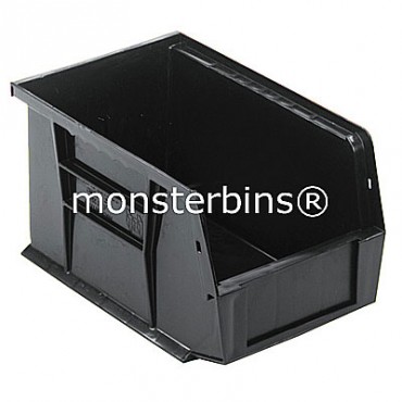 Monster MB221 Stacking Plastic Bins 9x6x5  Black