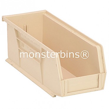 Monster MB224 Stacking Plastic Bins 11x4x4  Ivory