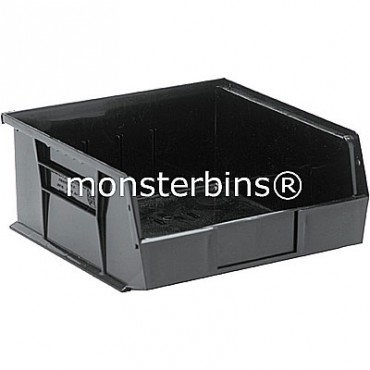 Monster MB235 Stacking Plastic Bins 11x11x5  Black