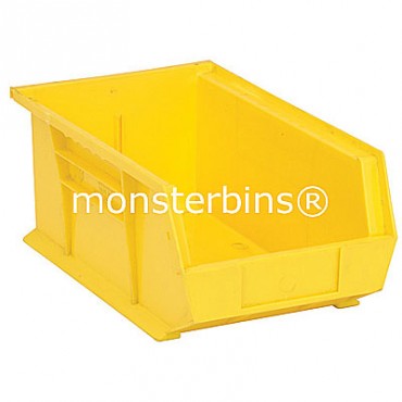 Monster MB241 Stacking Plastic Bins 13x8x6  Yellow