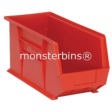 Monster MB265 Stacking Plastic Bins 18x8x9  Red