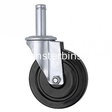 Four Swivel Conductive 5&quot; x 1-1/4&quot; Casters, 2 with brake